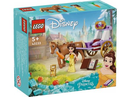 LEGO DISNEY PRINCESS Bella a pohádkový kočár 43233 STAVEBNICE