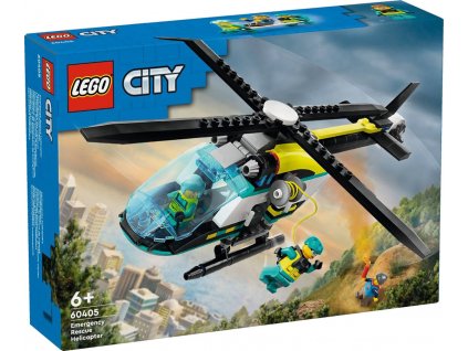 LEGO CITY Záchranářská helikoptéra 60405 STAVEBNICE