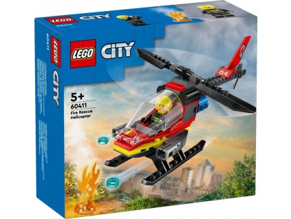 LEGO CITY Hasičský záchranný vrtulník 60411 STAVEBNICE