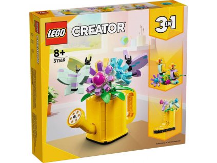 LEGO CREATOR Květiny v konvičce 3v1 31149 STAVEBNICE  + Dárek zdarma