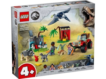 LEGO JURASSIC WORLD Záchranářské středisko 76963 STAVEBNICE  + Dárek zdarma
