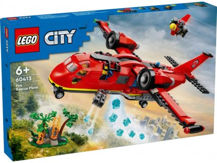 LEGO CITY Hasičské záchranné letadlo 60413 STAVEBNICE  + Dárek zdarma