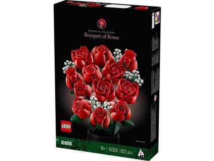LEGO ICONS Kytice růží 10328 STAVEBNICE  + Dárek zdarma