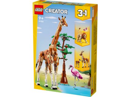 LEGO CREATOR Divoká zvířata ze safari 3v1 31150 STAVEBNICE  + Dárek zdarma