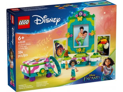 LEGO DISNEY Mirabelin fotorámeček a šperkovnice 43239 STAVEBNICE  + Dárek zdarma