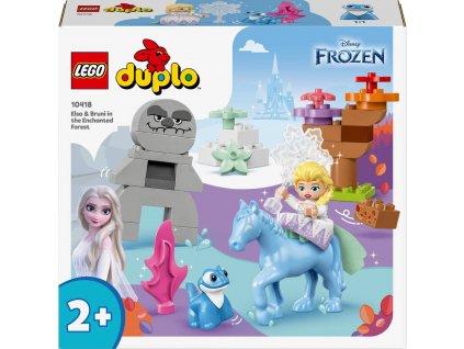 LEGO DUPLO FROZEN 2 Elsa a Bruni v začarovaném lese 10418 STAVEBNICE  + Dárek zdarma