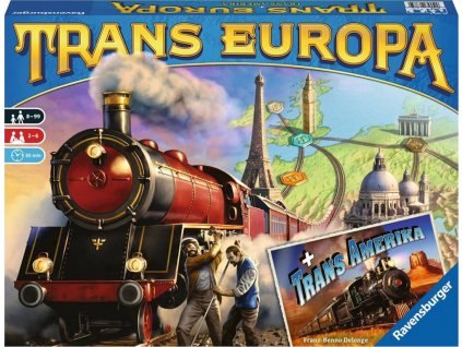 RAVENSBURGER Hra Trans Europa *SPOLEČENSKÉ HRY*  + Dárek zdarma