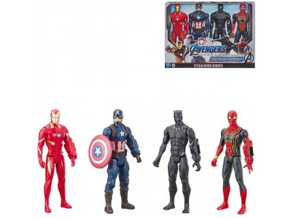 HASBRO Avengers Endgame akční figurky Mravel set 4ks Titan Hero Series  + Dárek zdarma
