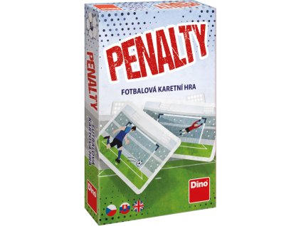 DINO Hra Penalty cestovní fotbalová karetní *SPOLEČENSKÉ HRY*