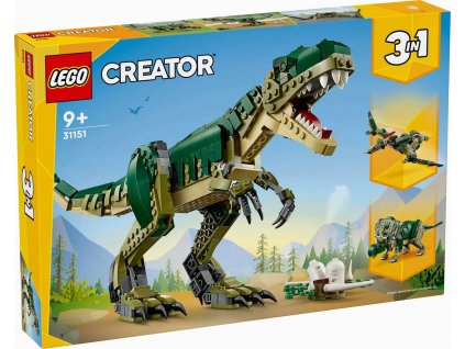 LEGO CREATOR Dinosaurus T-Rex 3v1 31151 STAVEBNICE  + Dárek zdarma