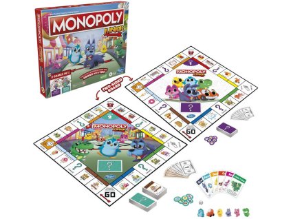 HASBRO Hra MONOPOLY Junior 2v1 CZ *SPOLEČENSKÉ HRY*  + Dárek zdarma