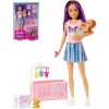 MATTEL BRB Panenka Barbie chůva set s miminkem a doplňky na spinkání  + Dárek zdarma