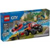 LEGO CITY Auto hasičský vůz 4x4 a záchranný člun 60412 STAVEBNICE  + Dárek zdarma