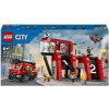 LEGO CITY Hasičská stanice s hasičským vozem 60414 STAVEBNICE  + Dárek zdarma