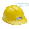 BRUDER 10200 Přilba dětská stavbařská žlutá s logem plast