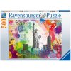 RAVENSBURGER Puzzle Pohlednice z New Yorku 500 dílků 49x36cm skládačka