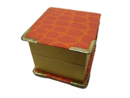 Krabička na bižutériu oranžová (Farba Oranžová, Veľkosť Neurčená)