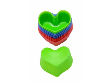 12 silikónových košíčkov na pečenie (Farba Modrá, Veľkosť Neurčená)