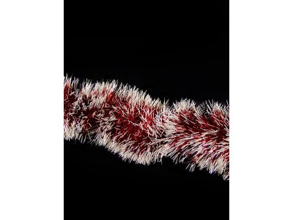 Lameta - červeno-biela 1.5m. (Farba Červená, Veľkosť 150cm)