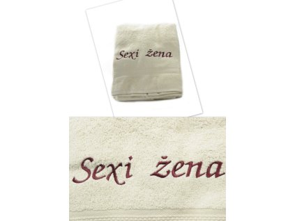 Uterák Sexi žena - svetlohnedý 100x50cm, PoloTrade (Farba Svetlohnedá, Veľkosť 100x50cm)