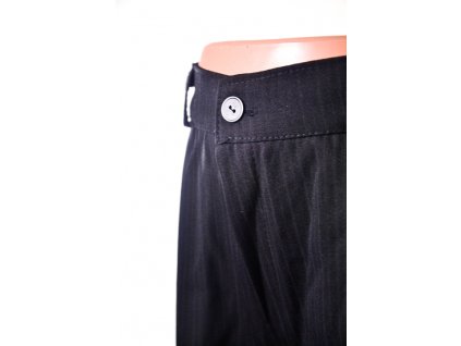 Detské oblekové nohavice - pásik (Farba Čierna, Veľkosť 110)