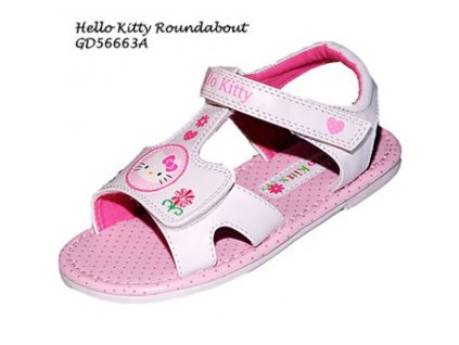 Dievčenské sandálky Hello Kitty (Farba Biela, Veľkosť 23)