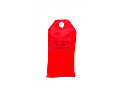 Nákupná taška s menom ADRIÁNA - zvodná a očarujúca, C-24-7701 (Farba Červená, Veľkosť 15L)