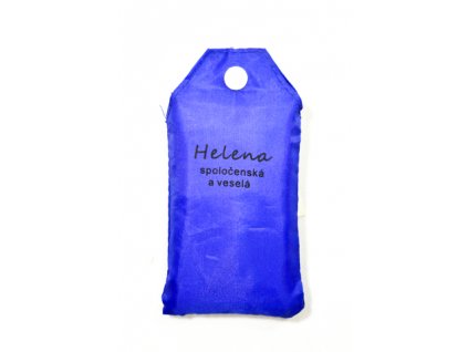 Nákupná taška s menom HELENA - spoločenská a veselá (Farba Červená, Veľkosť 15L)