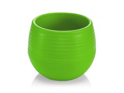 Kochlik plastový guľa 0,55L (Farba Zelená, Veľkosť 0.55L)