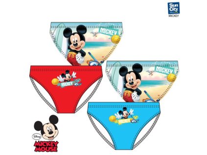 Detské PLAVKY MICKEY - SLIPY (Farba Modrá, Veľkosť 3r)