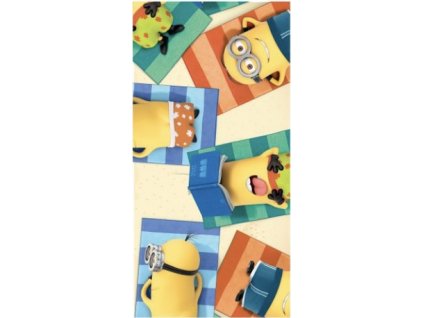 OSUŠKA MINIONS Na pláži, 70x140cm, Sun City (Farba Multifarebné, Veľkosť 70x140cm)