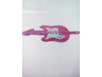 Balon gitara 58 cm (Farba Ružová, Veľkosť 58cm)