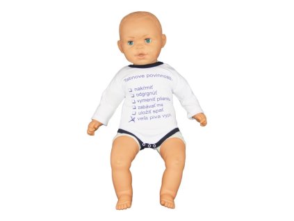 Body tatinové povinnosti- chlapčenské (Farba Svetlomodrá, Veľkosť 1m)