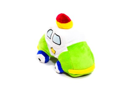 Plyšová hračka - policajné auto 23 cm (Farba Multifarebné, Veľkosť 23cm)