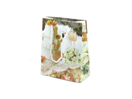 Darčeková taška postavy na torte (Farba Multifarebné, Veľkosť 15x31cm)