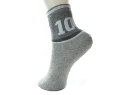 Detské thermo ponožky - "10" (Farba Šedá, Veľkosť 5r)