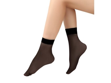 Dámske silónkove ponožky  komfort, 5 kusov v balení