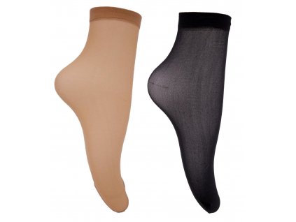 Silónkove ponožky - hladké, komfort, 5 kusov v balení (Farba Hnedá, Veľkosť 36-40)