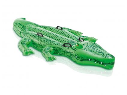 Nafukovačka krokodýl 203*114cm (Farba Zelená, Veľkosť 203x114)