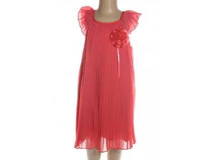 Detské prekladané šaty (Farba Červená, Veľkosť 4r)