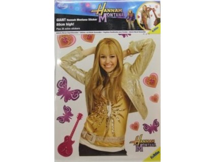 Dekorácia na stenu maxi - Hannah Montana (Farba Neurčená, Veľkosť Neurčená)