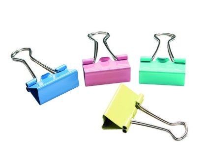 Kovové klipy 20 mm 10 ks v balení