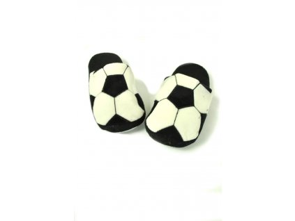 Papuče futbalová lopta (Farba Červená, Veľkosť 32-33)