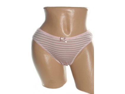 Nohavičky dámske - vzorované nohavičky s mašličkou (Farba Ružová, Veľkosť L)