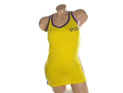 Dámske tielko SPORT (Farba Žltá, Veľkosť XL)