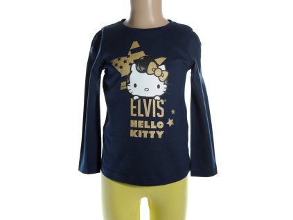 Detské tričko Hello Kitty - ELVIS HK (Farba Tmavomodrá, Veľkosť 3r)