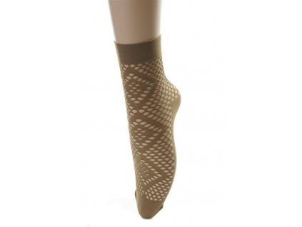 Ponožky dámske - dierkované (Farba Biela, Veľkosť 36-41)