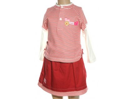 Detský komplet - sukňa s tričkom, 4-8323 (Farba Fialová, Veľkosť 12m)