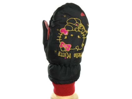 Rukavice detské - Hello Kitty palčiaky (Farba Ružová, Veľkosť 8/10r)