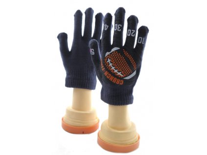 Chlapčenské rukavice - Ragby (Farba Tmavomodrá, Veľkosť 10-16r)